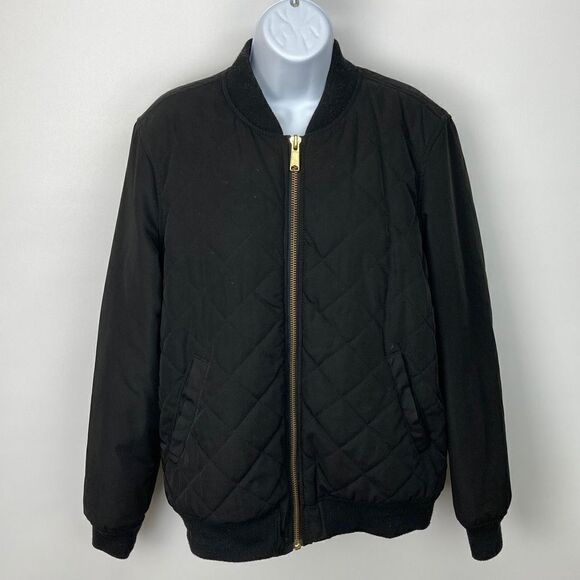 ASOS Zip Up Jacket Quilted Pattern Womens Size Medium - Picture 1 of 7